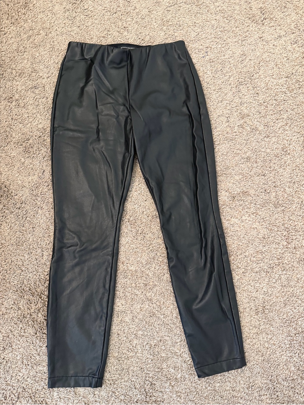 Banana Republic Black Faux Leather Leggings